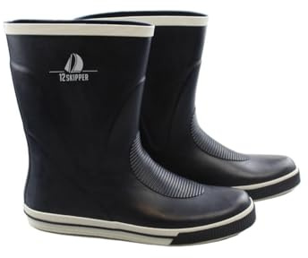 12skipper Kolumbus Segel-Gummistiefel Unisex marineblau, Größe 41
