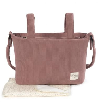 Bolso canastilla Pana Gala de Walking Mum Cerise