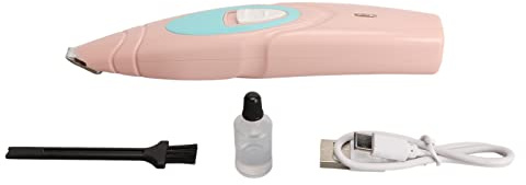 Naroote Tondeuse à Pattes Professionnelle à Faible Bruit pour Chiens, Chats, Animaux Domestiques, Tondeuse électrique Rechargeable pour Poils D'animaux de Petite Taille, Lames en Acier Inoxydable