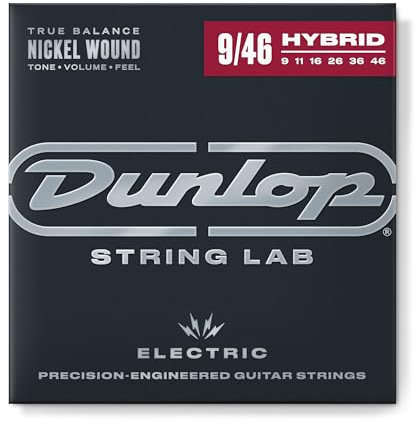 Dunlop E-Git.Saiten DEN 09-46 Nickel Wound - E-Gitarrensaiten