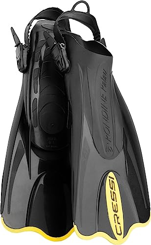 Cressi Palau SAF FINS Black/Yellow XS/S (35/38)