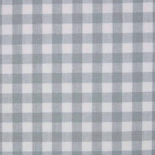 HOMESCAPES 100 % bomullstyg, blått Gingham-bomullstyg, 150 cm brett bomullstyg kvadrater per meter, hantverksmaterial för sömnad, gör-det-själv, lapptäcke och quiltning