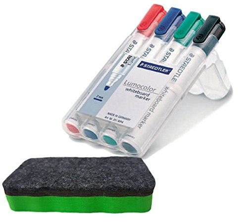 Whiteboard Schwamm magnetisch magnetisch haftende Whiteboard-Schwämme, für Whiteboards, Notiztafeln, Flipcharts, Schaukästen, Whiteboard-Wischer (Schwamm + Marker, Grün, 1)