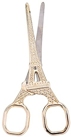 SUNNYCLUE Forbici Da Cucito Da Ricamo Da 5.5 pollice Forbici Da Torre Eiffel Europee Vintage In Acciaio Inossidabile per Taglio di Tessuti e Carta Infilatura Artigianale Uso Quotidiano per Uso