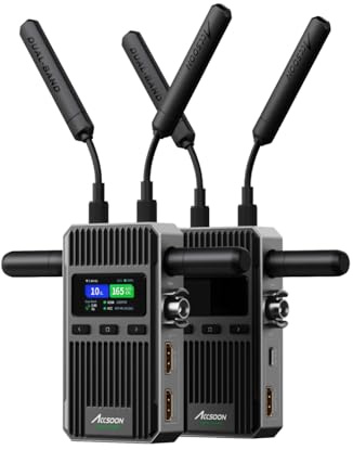 Accsoon CineView 2 SDI Sistema de transmisión de Video inalámbrico Latencia SDI HDMI Menos de 50ms 2,4G 5G 450m 1080P 60fps iOS Android Transmisor Receptor UVC Transmisión en Vivo.