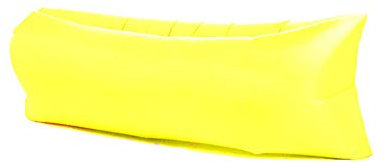 Ailovone Aufblasbares Luftsofa Camping Sofa Tragbares Wasserdichtes Aufblasbarer Luftsofa Selbstaufblasend mit Tragebeutel für Strand Pool Party Park Outdoor (gelb)