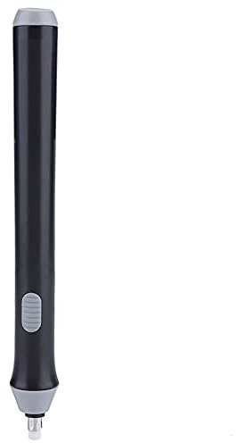 Elektrischer Radiergummi, Automatischer, Batteriebetriebener, Wiederaufladbarer Radiergummi mit 22 Minen für Künstler-Kit-Entwürfe (Schwarz)