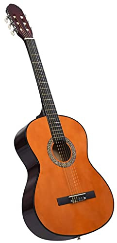 prissent Klassische Gitarre für Anfänger und Amateure Schwarz 4/4 39 Linden Gitarre Holz Kinder Gitarre Anfänger Klassische Gitarre Klassische Gitarre Erwachsene 12x3x4 Zoll