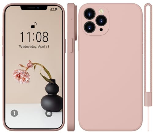 WXX iPhone 11 Pro Hülle Silikon Case, Handyhülle iPhone 11 Pro Dünn Slim mit Microfiber, Kratzfeste Rundumschutz Case Hülle für iPhone 11 Pro 5.8'' 2019 Rosa
