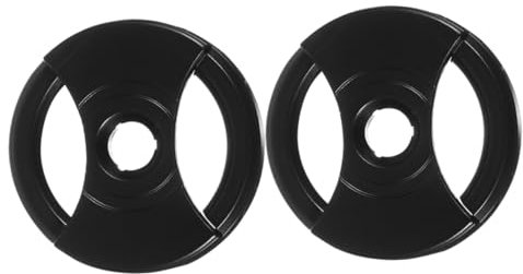 OFFSCH Adaptador Redondo para Tocadiscos De Vinilo 2 Piezas, Accesorios para Tocadiscos, Plástico Duradero, Color Negro, Uso Reproductores De Discos De Vinilo Clásico, Diseño Compacto Antideslizante
