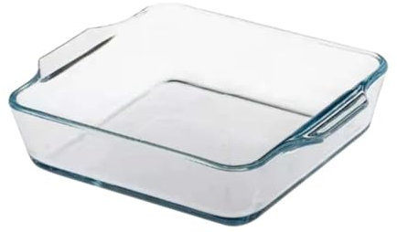 PRETYZOOM Tempered Glass Pizza Baking Pan Nonstick Baking Tray for Home Use for Pizza Steak and Steamed Fish Heat Resistant Easy to Clean