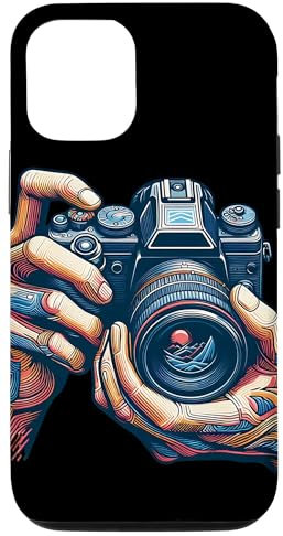 Vintage Analog SLR Camera Art Photographer Film Case for iPhone 14 Pro