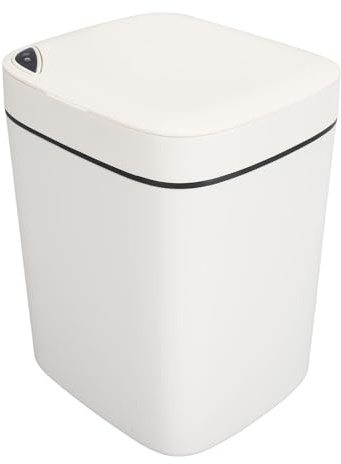 Topiky Poubelle Automatique à Capteur de Mouvement sans, Petite Poubelle de Salle de Bain avec Couvercle, étanche, pour Chambre à Coucher et Salle de Bain