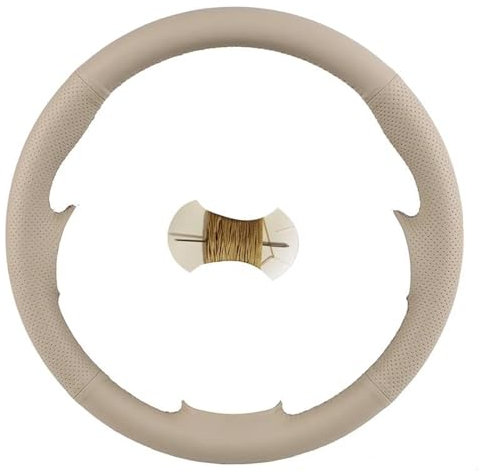 Lenkradbezug Für E-Klasse W211 E230 E350 E280 Für CLS Für Klasse Für CLS 350 500 G Für AMG SL Für CLK Künstliche Leder Auto Lenkrad Abdeckung Lenkradabdeckung(BEIGE)