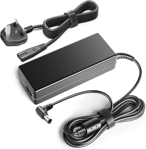 Alimentatore CA 90 W compatibile con Sony VAIO PCG VGN VGP Series VGP-AC19V31 VGP-AC19V36 VGP-AC19V37 VGP-AC19V42 PCG-71211M PCG-71811M PCG-71313M PCG-3G2M