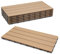 Cecaylie Lot de 6 dalles de terrasse WPC - 30 x 60 cm - 1 m² - Idéal pour l'extérieur - Pour balcon, jardin, terrasse, revêtement de sol - Installation simple, rapide et pratique