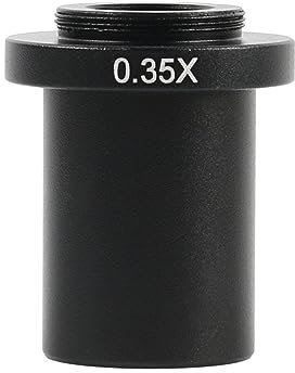 Industrielles Mikroskopkameraobjektiv, 0,35X 0,5X 1X Industrie Mono Objektiv Zoom C-mount Adapter Objektiv for 10A 0,7X ~ 4,5X Industrie Mikroskop Objektiv Kamera Okular Objektiv hohe Zuverlässigkeit,