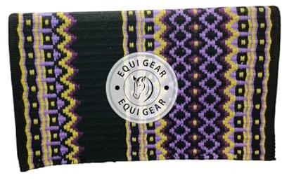 EQUIEMPRESS Sattelunterlage Western Show/Westernsatteldecke aus Neuseelandwolle, Top Wool Pad Sensor Flex (Anpassung möglich) A-371 (34 x 33)