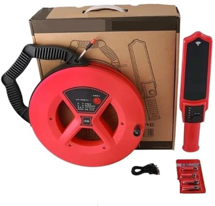 Rilevatore Di Ostruzioni Di Tubi Di Ferro Idraulici Strumento Di Localizzazione Di Intasamenti Di Tubazioni Tester Set Di Strumenti Diagnostici(661C)