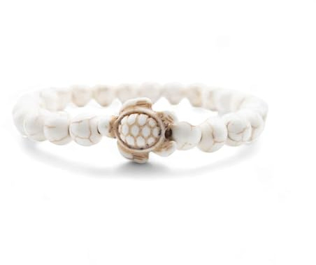 aninu Perlen Armband mit Schildkröte u Live Tracking + App - Ocean Freundschaftsarmband für Damen u Herren, Turtle Friendship Bracelet als Geschenke für Frauen u Männer