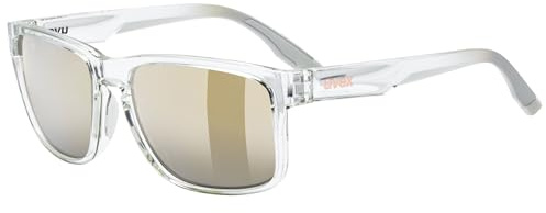 Uvex poise Sportbrille, clear/mir.gold, one size | 100% UVA-, -B, - C Schutz - beschlagfrei