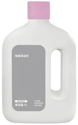 Solution de nettoyage for robot serpillière 1000 ml, compatible avec l'aspirateur XiaoMi Mijia 1S Omni Jet, concentrée, sans traces, for sols en bois dur et carrelage.