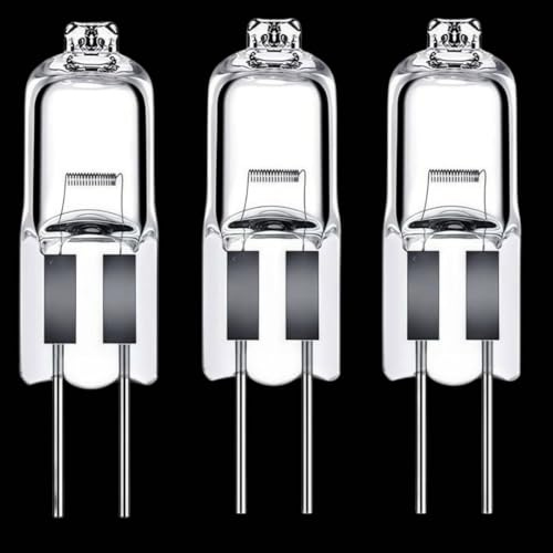 LISOCLU G4 Lampes halogènes Blanc Chaud 3000k Dimmable G4 Lampes halogènes Cuisine Salon Chambre 3pcs(30W/6V)