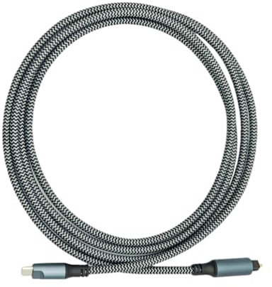 USB C to Fiber Optical Sound Sound Converter Cable SPDIF Port Connection