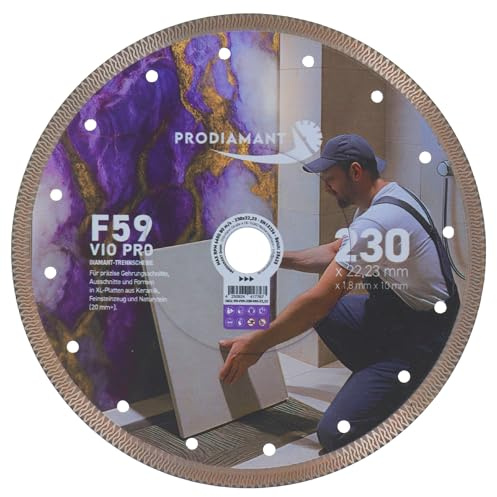 PRODIAMANT F59 VIO PRO Diamant-Trennscheibe 230 mm x 25,4 mm | Segmenthöhe 10 mm | Schnittbreite 1.8 mm
