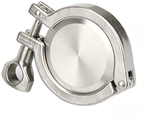 Morsetto con cappuccio terminale saldato, Set di morsetti a tre vie in acciaio inossidabile 304, ghiera di saldatura, tappo terminale, guarnizione in silicone, 4 pezzi, 51 mm, 2 pollici