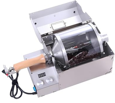 Automatische Kaffeeröstung Zuhause – 100–400g Elektrischer Heim Kaffeeröster Mit Langlebiger Edelstahl Trommel, Hochtemperatur & Direktheizungstechnik