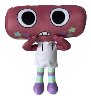 Dandy's World Plush Toy Game Figure Shelly/Shrimpo/Pebble/Astro/Sunflower/Gourdy/Poppy Stuffed Animal Doll Cute Soft Plushies Pillow for Dandy's World Fans