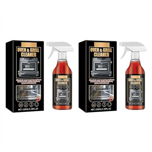 Kitchen Heavy Oil Cleaner Spray, Oven & Grill Cleaner Spray Powerful Grease Remover, All Purpose Kitchens Heavy Oil Cleaning Agent for Stove BBQ Grate Burnt Food Stain Cleaning