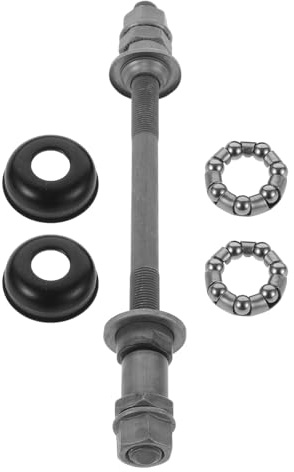 SECFOU Mountain Bike Rear Axle 7.28 Inch with Rear Axle Cup and Ball Bearings for Stable Performance on-Road Trails