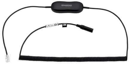 Jabra Evolve 30/40/80 Cavo Convertitore Intelligente per Telefono Fisso, Jack 3.5 mm, per RJ9