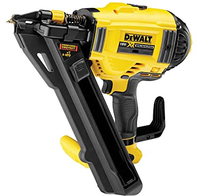 Dewalt - Clavadora de batería, 1 pieza, amarillo; negro, dcn693 n de xj