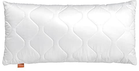 sleepling Kopfkissen 40x80 cm, Allergiker Kissen, waschbar, Made in EU, Ökotex, langes Schlafkissen 40 x 80, Bettkissen, Pillow, Basic 100