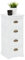 IDIMEX Chiffonnier LANDHAUS Commode 4 tiroirs en Bois de Paulownia Style Shabby Chic Vintage Classique Blanc