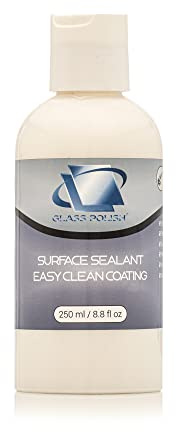 GLASS POLISH 14113 Oberflächenversiegelung Easy Clean Beschichtung und Wasserabweisend für Glas, Kunststoff, Plexiglas, Metall, Chrom, Autoscheinwerfer | 250 ml