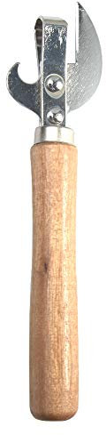 szdc88 - Abrelatas manual con mango de madera, tapa multifunción, para utensilios de cocina, No cero., Como las imágenes., Tamaño libre