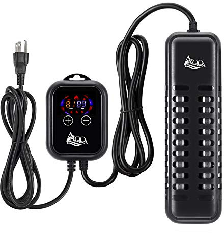 AQQA Submersible Aquarium Heater,100W/200W/300W/500W/800W/1000W/1200W Fish Tank Heater,External Temperature Controller LED Temperature Display,Suitable for Saltwater and Freshwater(800W)