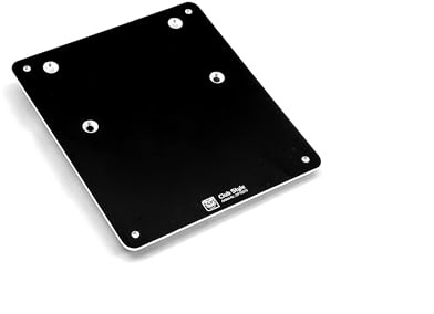 Delta Parts Kennzeichenhalter Club Style passend für Street Glide | Kennzeichenplatte aus 3 mm Aluminium, schwarz eloxiert, 180 × 200 mm; passend für Harley-Davidson Street Glide.