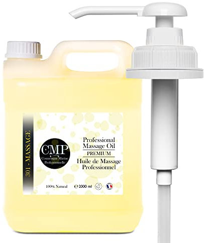 Olio da Massaggio Professionale Corpo + Dispenser GRATIS. Formato economico. IL MASSAGGIO CHE STAVATE ASPETTANDO. Terapia del Legno, Aromaterapia, Fisioterapia. SPA. Olio per Massaggi - 2000 ml 2 L