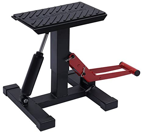 Treeisland Sollevatore idraulico per moto, per motocross, moto, carico massimo 150 kg