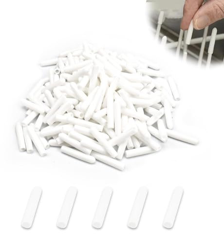 HUANR 200 Stück Spülmaschinenkorb Rost Reparatur, Kratzfest Anti Rost Stab für Spülmaschine Spülmaschinen Gestell Abdeckkappen Kratzfest Geschirrspüler Rack Kappen für Geschirrkorb Spülmaschine