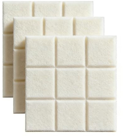 Individuell zusammensetzbare Pinnwand aus Filz nach Farbe, 3 Stück 30 x 30 cm selbstklebende Korktafel, 0,9 cm Notizen, Kalender, Bildertafel für Büro, Wohnzimmer, Schlafzimmer (Beige)