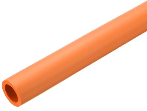 QUARKZMAN 1m Rohrisolierung Schaumstoff, Durchmesser 22mm Isolierstärke 5mm Heizungsrohr Verkleidung für Fitnessgeräte, Rohre (Orange)