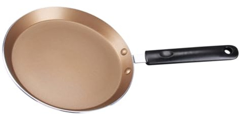 DIYEAH 1pezzo Padella Antiaderente Per Frittata Doppia Manico Ergonomico in Bachelite Per Cucina e Ristorante Compatibile Con Fornelli a Induzione e a Gas Facile Da Pulire e Resistente