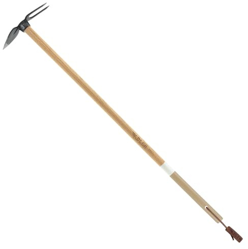 ADLER Daisy Gartenhacke Pflanzhacke Eschenstiel geschmiedet Braun 135 cm