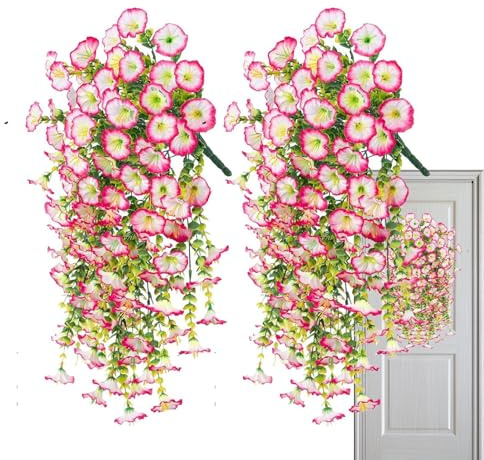 Konstgjorda Petunior Naturtrogna 2 Stycken Träds Falska Blommor